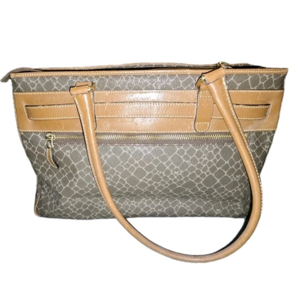 Classic Nina Ricci Tan and Brown Women's Bag - Picture 2 of 7